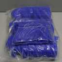 Nuogo Plastic Baseball Hat Ice Cream Bowls Set of 100 with Spoons, 18.0 oz, Blue, Classic, Disposable