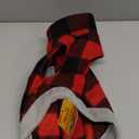 Mihachi Dog Fleece Vest Sweater Zip Up Warm Pullover Step-in Dog Jacket with Dual D-Ring Leash, Winter Cold Weather Reflective Coat Clothes Hoodie for Small Medium Dogs Puppy Cat Boy Girl,Plaid S (Small(Chest: 15", Neck: 12", Back: 10"))