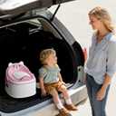 3-in-1 Toddler Potty Training Toilet for Boys & Girls - Convertible Potty Chair with Step Stool for Toddlers 1-3, Anti-Slip Design Toddler Toilet Seat - Removable & Easy to Clean (Pink)