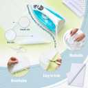 Amylove 2 Pack Fusible Interfacing for Sewing, 45 x 60 Inch Medium Weight Iron-on Cotton Interfacing, Single Sided Heat Bond Fabric Stabilizer for Bag Making, Quilting, Sewing & DIY Crafts