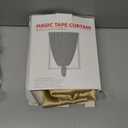 JILRON Adhesive Curtain 100% Blackout No-Drill Easy Install for Bedroom Blinds Light Blocking (Beige-47 W x 63" L-1P)