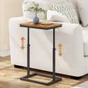 TUTOTAK End Table, Side Table, Tall Couch Table, Sofa Table, Living Room, BedroomBrown TB01BB083P