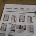 NeatiEase Adjustable DIY Magnetic Window Screen Max 55 x 36 Fits Any Size Smaller with Gray Frame Fiberglass Mesh