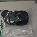 MLVOC Travel Pillow 100% Pure Memory Foam Neck Pillow, Comfortable & Breathable Cover, Machine Washable, Airplane Travel Kit with 3D Contoured Eye Masks, Earplugs, and Luxury Bag, Standard (Black)