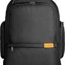 VERKI 123 Wheeled 32L Laptop Backpack - Rolling Backpack for Men & Women - Carry-On Travel Roller Backpack for Laptops - Fits 15.6 to 16 Inches with Replaceable Wheels for Business & Work - Black