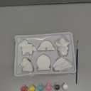 Funto Paint Your Own Unicorn Painting Kit, Arts and Crafts Set, STEAM Project Creative Activity DIY Toys, with 6 Figurines, 6 Paint Pots, 1 Brush (Ornament)