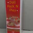 Baby Doll Crib Toddler Toy, Baby Doll Accessories, Baby Doll Bed Set for 3 Year Old Girls & 5+ Year Old Girls, Girl Doll Stuff, Furniture for Dolls & Accessories, 18 inch Dolls Pack and Play (Floral)