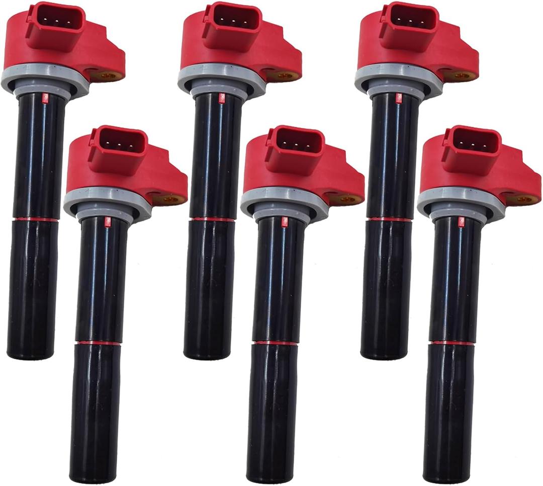 HLZPRODUCT Performance Ignition Coil Pack Set Of 1 Compatible With Mercury VERADO 200HP 225HP 250HP 275HP 300HP 350HP 400HP 6CYL Replacement for 8M0039809 339-880615T01 19005251 12582000