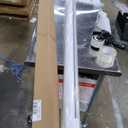 Joydeco Blackout Cordless Roller Shade White Fabric Mini Blinds & Shades for Windows,  Home Darkening