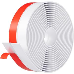 Heavy-Duty 3Inch (W) x 20FT(L) Door Weather Stripping, Extra Thick 2mm Door Draft Stopper Silicone Seal Strip, Draft Seal Tape for Doors Windows and Shower Glass Gap