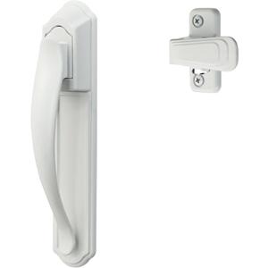 Ideal Security DX Pull Handle Replacement Set for Storm Door and Screen Door, White
