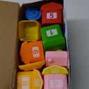 Learning Toy for Toddlers 1 2 3 Years Old, Counting, Matching & Sorting Montessori Learning Farm Train Including 9 Farm Animals and 1 Farmer, Easter Christmas Birthday Gift for Baby Boys Girls