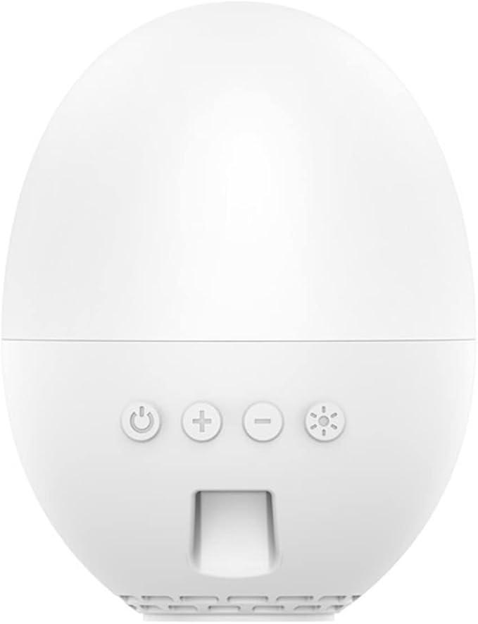 ILGUN White Noise Machine The New White Noise Sleep Bluetooth Speaker Colorful Bedside Night Light Baby Soothing Nursing Music Speaker(white)