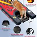 NACATIN Inflatable Stand Up Paddle Board - Premium SUP Board with Dog Ramp Kit, Complete SUP Set Paddle Boards for Adults with Single/Double Paddle, Kayak Seat, Suitable for Paddle Boarding with Dog