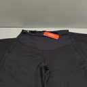 G4Free Flurrylux Fleece Lined Maternity Wide Leg Pants Cotton Over The Belly Pregnancy Sweatpants (Medium Tall, Black)