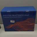 Homemate Heated Mattress Pad Queen Size for Cold Sleepers, 5 Heated Setting Coral Fleece Electric Mattress Pad Queen, Bed Warmer with Dual Controller & Auto Off 10 Hours, Fit Up to 21 Inch, 80"x60"