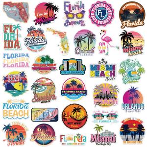 Konohan 30 Pcs Florida Souvenirs Gifts Florida Magnet for Refrigerator City Magnetic Refrigerator Stickers for Home Decoration