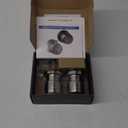 IRONZON Fingerprint Door Knob Fingerprint Door Lock with App Control Smart Door knob for Bedroom, Biometric Door Lock for Apartment Office and Garages Silver (Nickel)