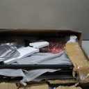 PRAISUN 66" L Shaped Gaming Desk with LED Lights & Power Outlets, Computer Desk with Fabric Drawers and Print Stand, Corner Office Desk, Monitor Stand, Mesh CPU Stand, Black