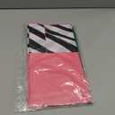 Buryeah 3 Pcs Zebra Tablecloth Zebra Print Plastic Table Cloth Disposable Tablecloth Animal Safari Table Cover 54 x 108'' for Baby Shower Wedding Birthday Party Decorations Supplies(Hot Pink A)