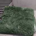 Pettop Fluffy Deep Green Area Rug for Bedroom Living Room, 3x5 Feet Super Soft Shaggy Plush Fuzzy Rugs for Girls Kids Boys, Non-Slip and Washable Rug for Nursery Classroom, Carpet for Rooms Decor