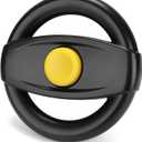 Accmor Stroller Steering Wheel Toy, Simulated Steering Wheel for Stroller Shopping Carts Cart Universal Detachable Pretend Driving Funny Toy Attachment