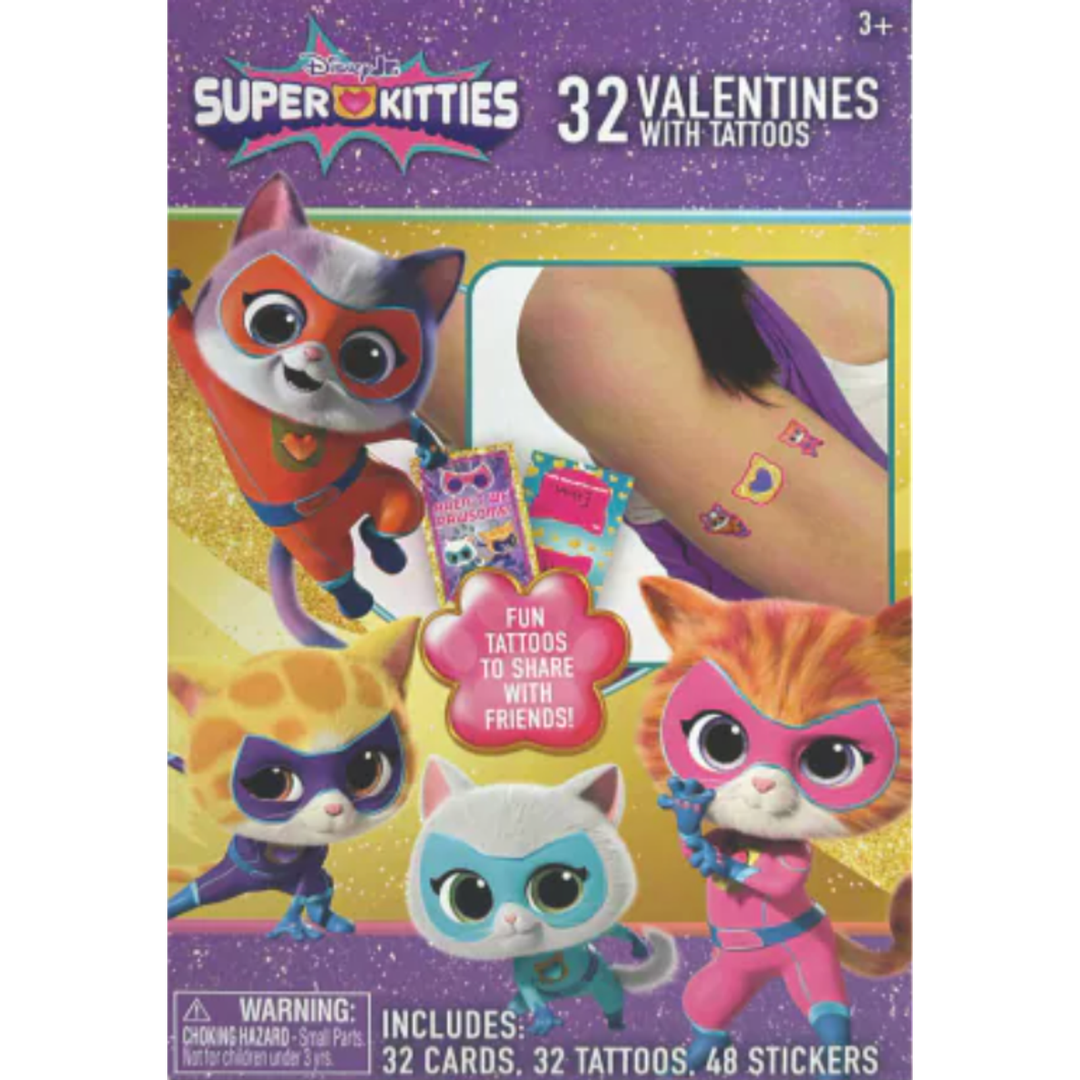 32 Valentines With Tattoos Pack Of 2