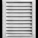 HVAC Premium 24"W x 30"H Aluminum Exterior Gable Louver Vent For Walls & Crawlspace - Weather-Resistant Air Grille With Screen Mesh - [Outer Dimensions 25.75"W x 31.75"H] (24 x 30, Anodized Aluminum)