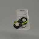 2 pc Small Tape Measure Mini Measuring Tape 6ft 2M, with Swivel Snap Hook, Green & Black