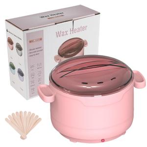 Silicone Wax Warmer for Hair Removal Portable Electric Wax Heater for Soft and Hard Wax Beads Fast Heating, Home Gentle Waxing for Women for Body Brazilian Bikini Face Eyebrow