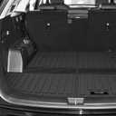 Custom for 2016-2020 Kia Sorento 7 Seat Cargo Mats Trunk Liner with 3rd Rear Seat Backrest Mats All Weather TPE Protection Mat Accessories (for 2016-2020 Kia Sorento)