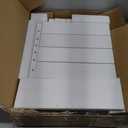 LUE BONA Shower Bench Seat, White HDPS Shower Benches for Inside Shower, Waterproof Shower Stool for Shaving Legs Foot Stool for Spa Bathroom, Weather Resistant/Non-Slip/Handles/Indoor or Outdoor Use