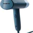 Philips 3000 Series Handheld Travel Steamer, Compact & Foldable, Fast Heat Up, 3.3oz capacity, up to 20g/min continuous steam, No Ironing Board Needed, Blue (STH3000/20)