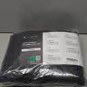 LuxClub 6 PC Queen Sheet Set, Breathable Luxury Bed Sheets, Deep Pockets 18" Wrinkle Free Cooling Sheets Machine Washable Hotel Bedding Silky Soft - Black Queen