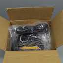 Greenhouse Heater with Digital Thermostat, 1500W Electric Grow Tent Heaters, 3S PTC Fast Heating, 3 Modes Adjustment, Overheat Protection for Patio, Grow Tent, Greenhouse, Outdoor, Black