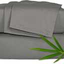 100% bamboo bed sheets 4 piece king set