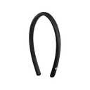 EVITA PERONI Silk Headband Thin Headbands for women Satin Headbands Non Slip and Comfortable Hairband for Women-Black