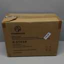 Famiware Star Dinnerware Sets, Plates and Bowls Set for 4, 12 Pieces Ribbed Dishes - Chip and Scratch Resistant, Microwave and Dishwasher Safe Tableware, Matte White