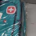 SwissGear Sion Softside Expandable Luggage, Teal, Checked-Large 29-Inch