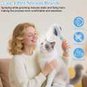 Pet Spray Brush for Dog & Cat, 3-in-1 Spray Grooming Comb - Dog Spray Brush for shedding, Brushes for Indoor Cats Spray for Shedding Hair Clean Hair Removal Comb, 1*Waterless Shampoo