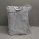 MOPALL 2 Pack Bathroom Trash Can with Lid, 3.6Gal + 2.4Gal Garbage Can with Pop-Up Lid, Small Trash Can Dog Proof, Slim Trash Bin Waste Basket for Toilet, Office, Bedroom, Living Room, Kitchen (White)