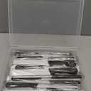 Paring and Garnishing Knife, 12-Piece Set, Knives with Straight Edge 3 Inch Blade, Stainless Steel, Spear Point, Fruit and Vegetable Cutting and Peeling, Black