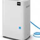 5,000 Sq.Ft 2026 Energy Star 80 Pint/Day Dehumidifier for Basement, Bedroom, Home, Bathroom, Smart Compressor Dehumidifier with Drain Hose, Intelligent Humidistat