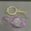 Magnifying Glass Hand Lens Handheld Mini Kids Magnifying Glass Plastic Magnifier for Class Learning Reading Outdoor Observation Party Favors (3 Pieces) 