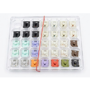 GATERON Low Profile Keyboard Switches Series, Jade Pro Chocolate Banana Grey Heron Switches Compatible for Low Profile Gaming Keyboard