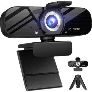 Tewiky 1080P USB HD Computer Web Camera, Plug and Play, for Zoom/Skype/Teams, Conferencing and Video Calling