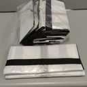 6 Pack Extra Heavy Duty Large Moving Bags with Strong Zipper & Comfortable Handles, Sturdy & Durable Clothes Storage Bags Totes Bins, Packing Moving Boxes for College Supplies, White