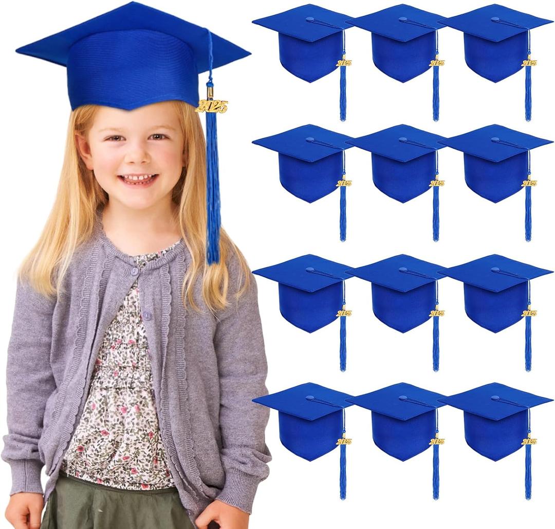 2026 Preschool Graduation Caps Bulk Kindergarten Grad Cap Child Size Grad Hats with Metal 2026 Tassel for Boy Girl