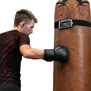 Boxing Phone Holder for Punching Bag  Heavy Bag Strap Mount with Punch Tracker, Fits All Hanging & Freestanding Bags, Works with PunchLab App (Free App Included)