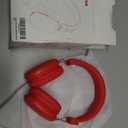 Kids Bluetooth Headphones, Wireless Headphones with HD ENC Microphone, 50 Hours Playtime, Safe Volume, Type C Fast Charging, Foldable On-Ear Headset for Children/Teens/Smart Device (Red)